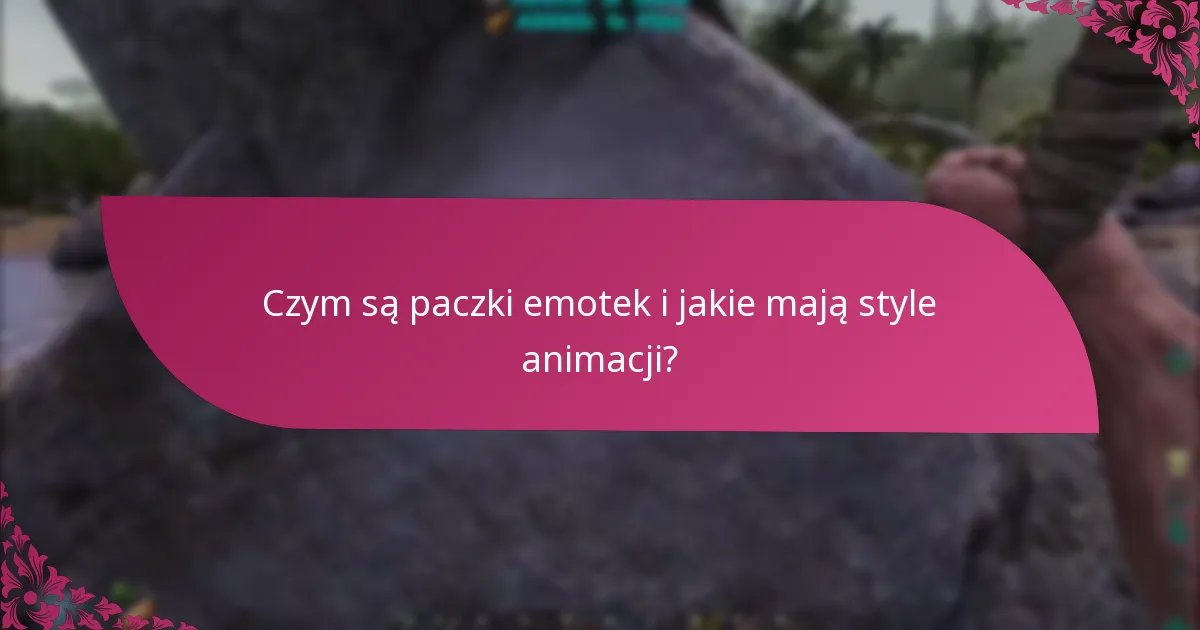 Jak odblokować paczki emotek?