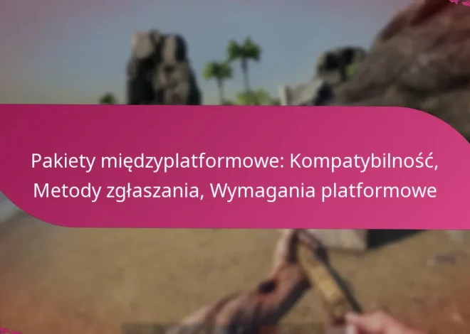 Pakiety międzyplatformowe: Kompatybilność, Metody zgłaszania, Wymagania platformowe