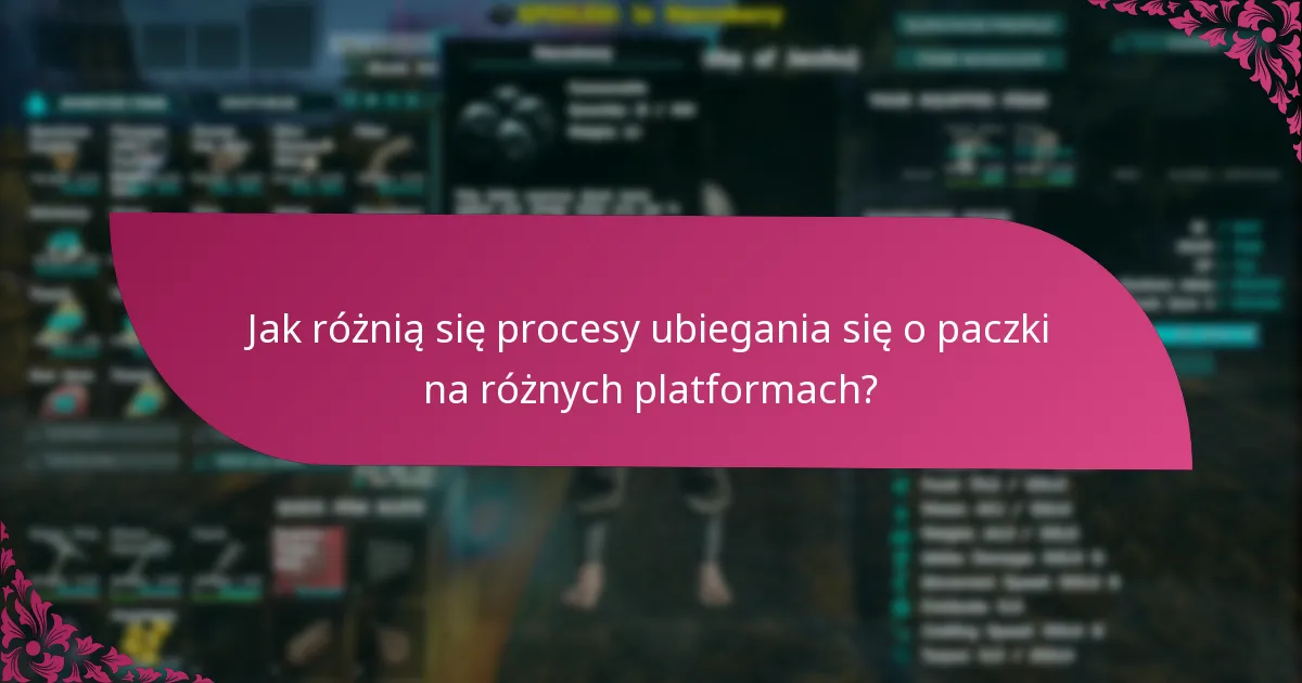 Jakie przedmioty zazwyczaj zawierają paczki kosmetyków wydarzeń?