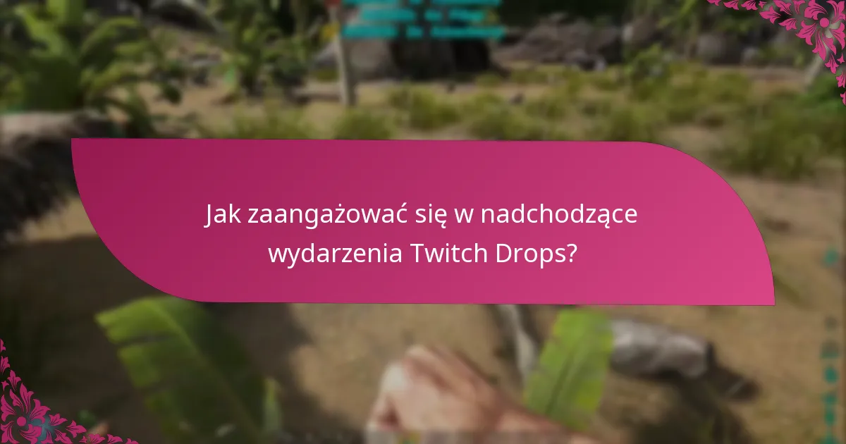 Które kanały biorą udział w wydarzeniach Twitch Drops?