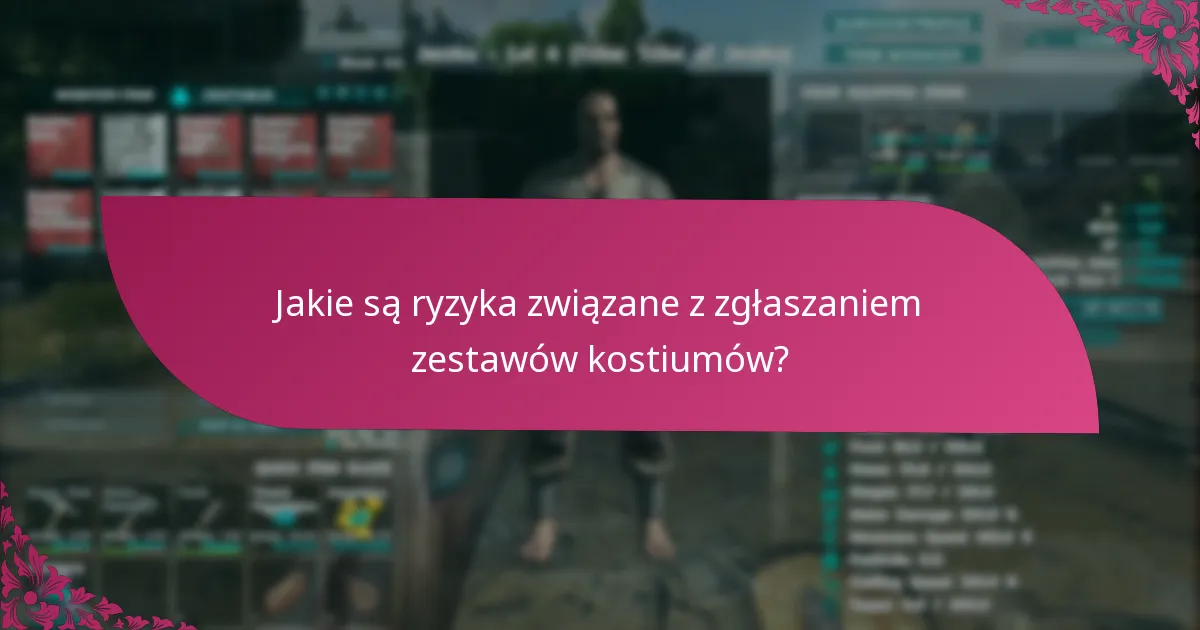 Kiedy odbywają się wydarzenia dotyczące roszczeń zestawów kostiumów?