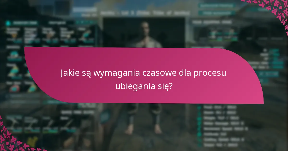 Jakie są potencjalne ryzyka w procesie ubiegania się?