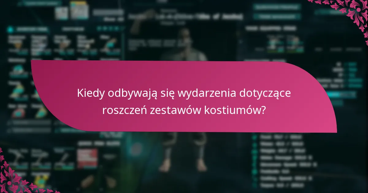 Które platformy oferują zestawy kostiumów?